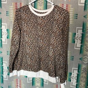 ZYIA long sleeve leopard print